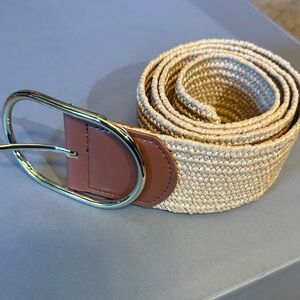 Target Gold and Brown Woven Belt